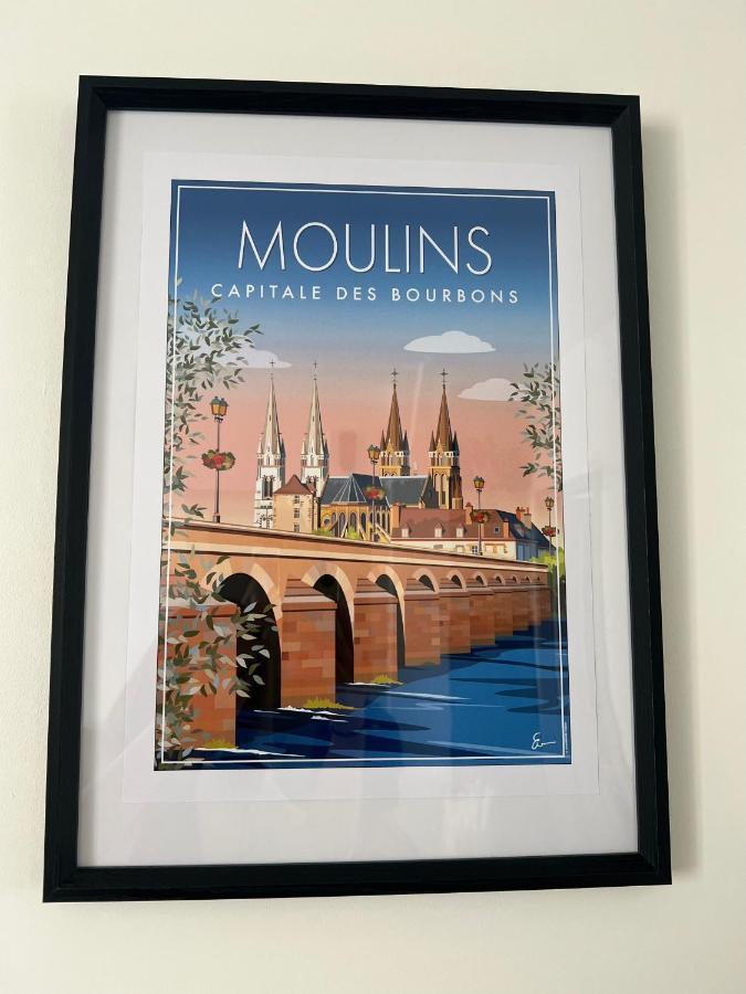 Le Cocon Moulinois, Proche Gare Avec Services By Primo C0Nciergerie Apartman Moulins  Kültér fotó